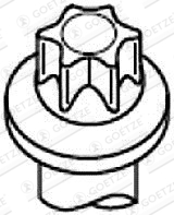 Комплект болтов головки блока Renault Trafic/Vivaror 2.0/2.5 Dci 2001-2006 | GOETZE GO 22-51110B Германия